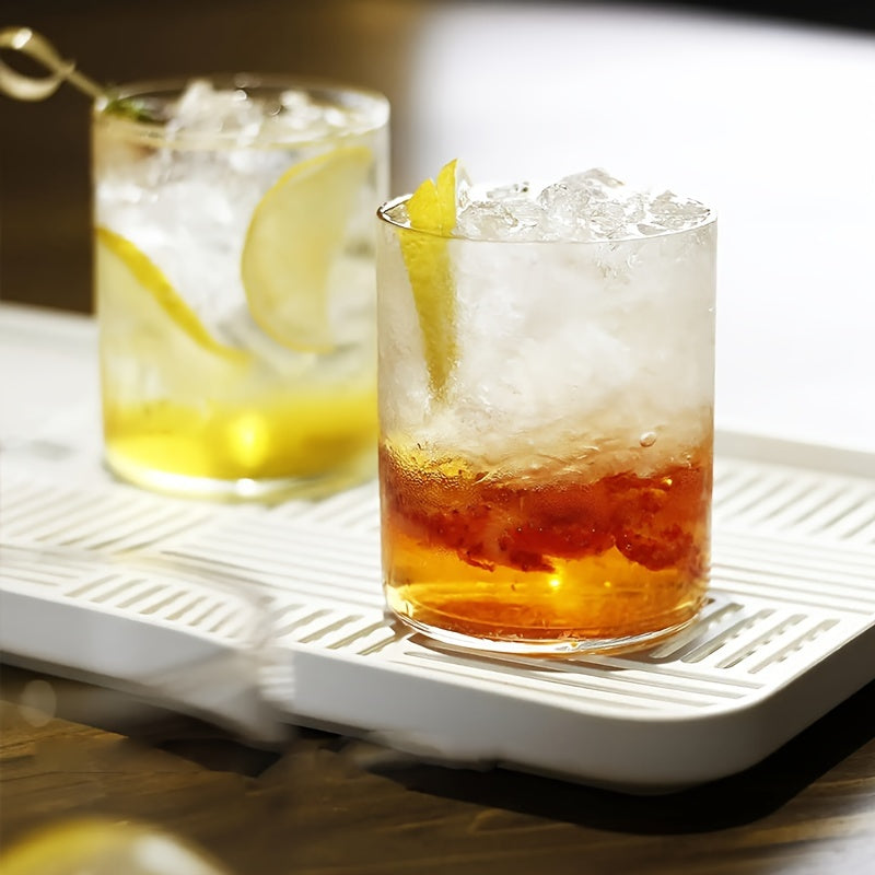 6 pcs Borosilicate Glass Drinking Cups Set, 250/400ml Clear Highball