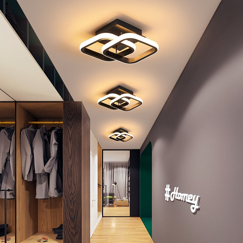 Sleek LED Ceiling Light Adjustable Color Modern Design