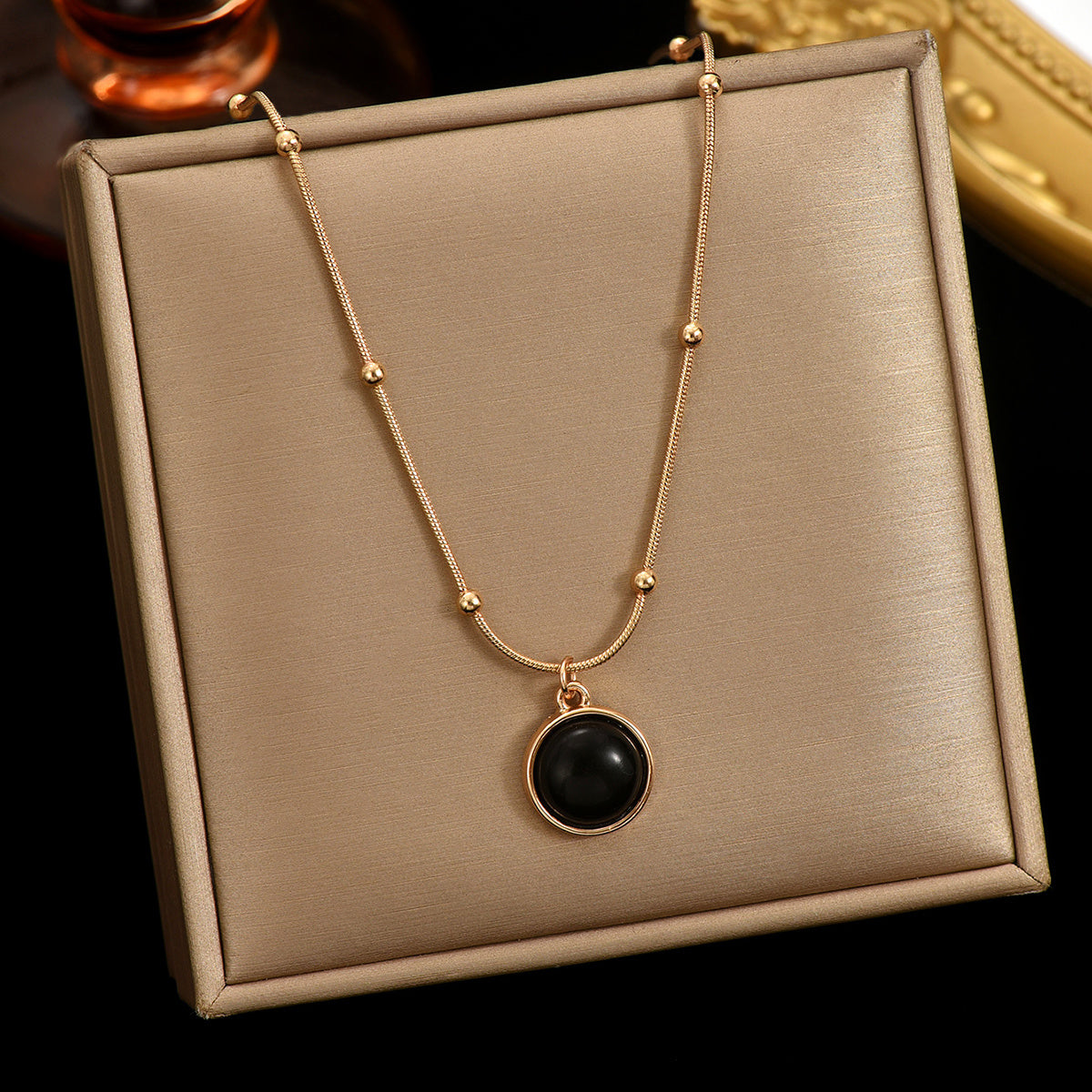 18K Gold-Plated Mood Responsive Stainless-Steel Necklace