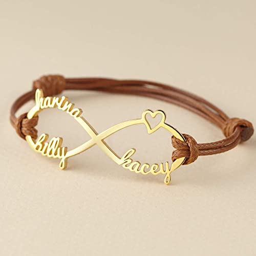 Infinity Mom Bracelet with Kids Name