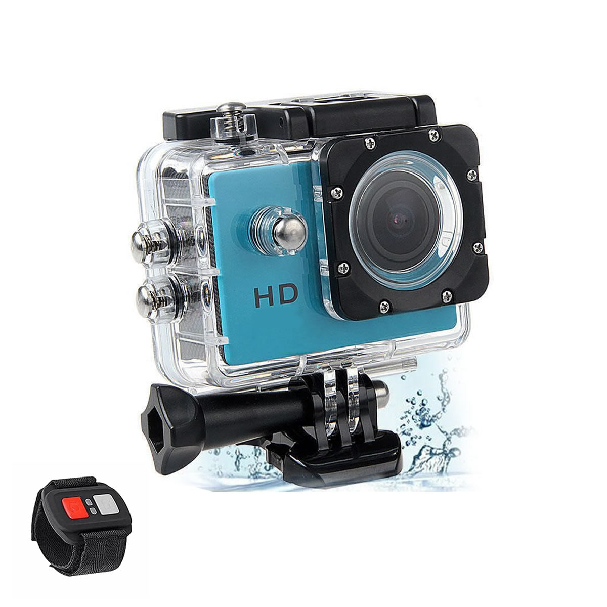 4K Waterproof All Digital UHD WiFi Camera + RF Remote and Accessories