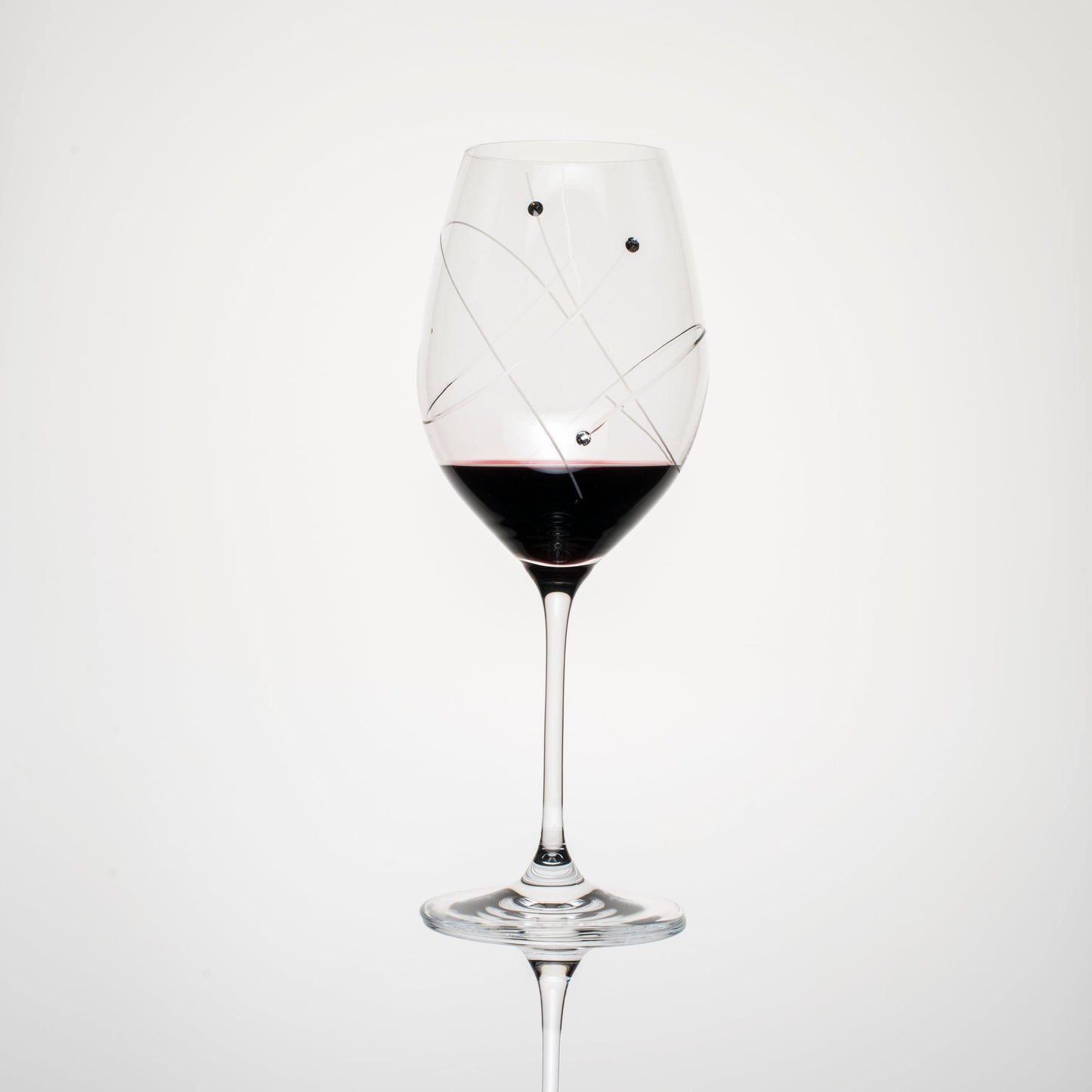 Swirl Red Wine Glasses - Set of 2 in gift box