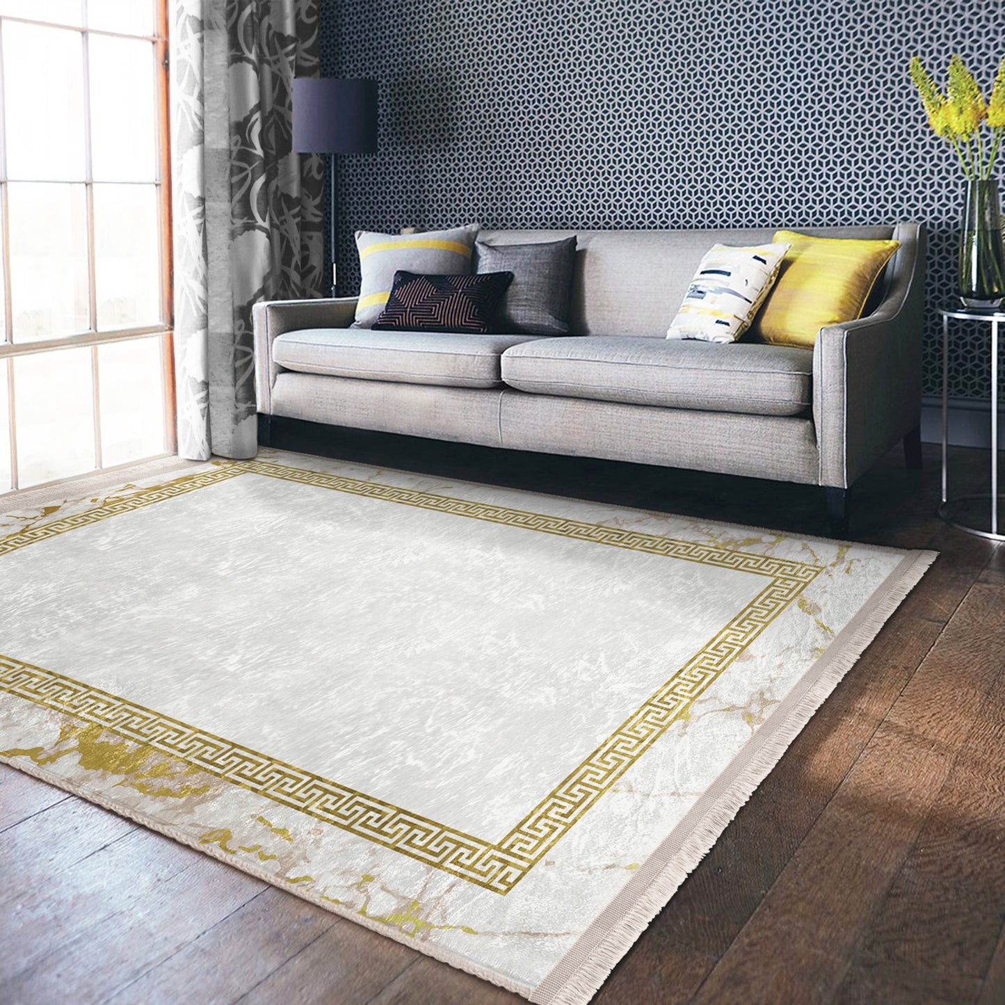 Marble Design Home Decor Washable Area Rug | Homeezone