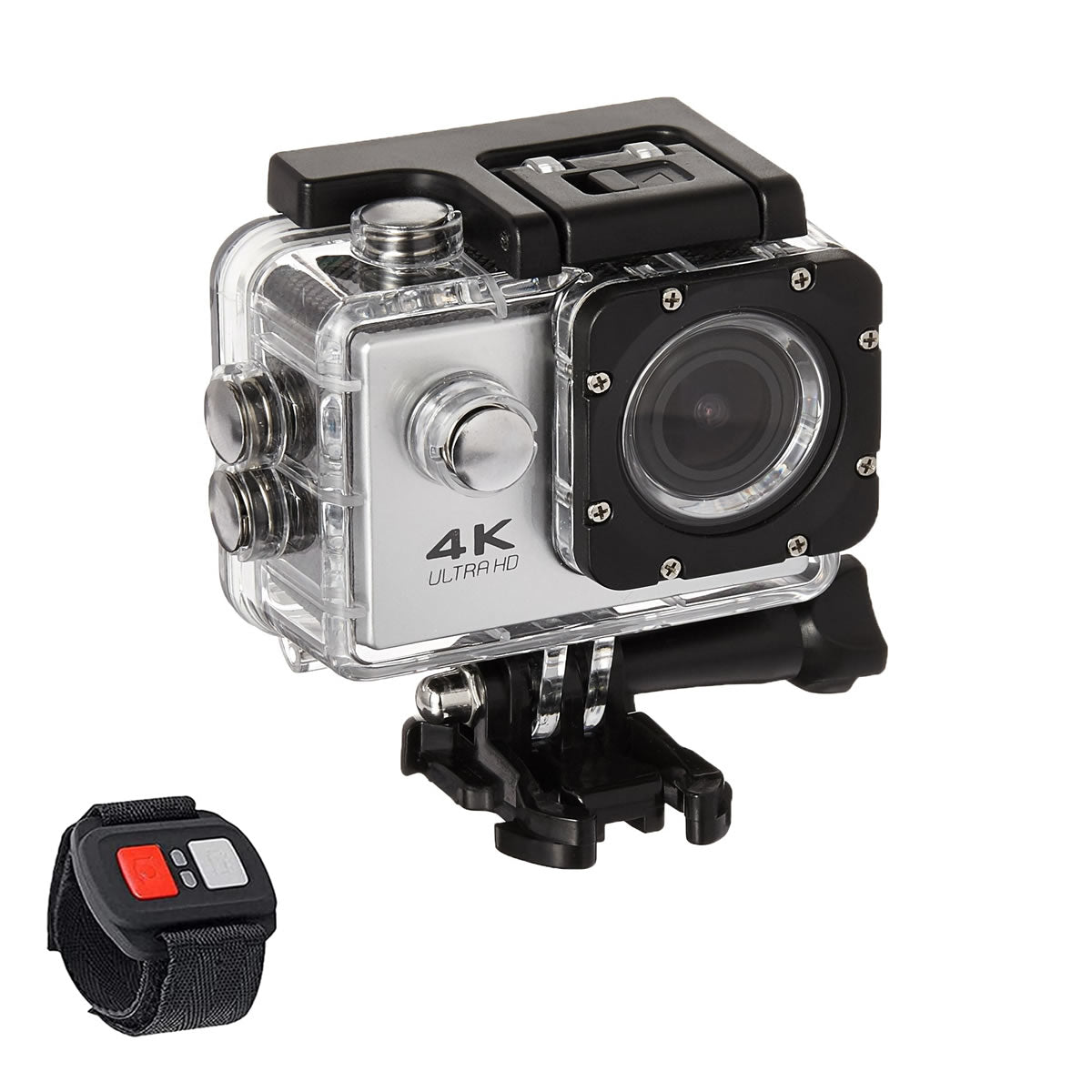 4K Waterproof All Digital UHD WiFi Camera + RF Remote and Accessories
