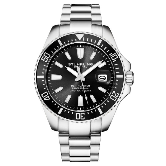 Depthmaster Quartz Diver Wrist Watch  - Black Dial