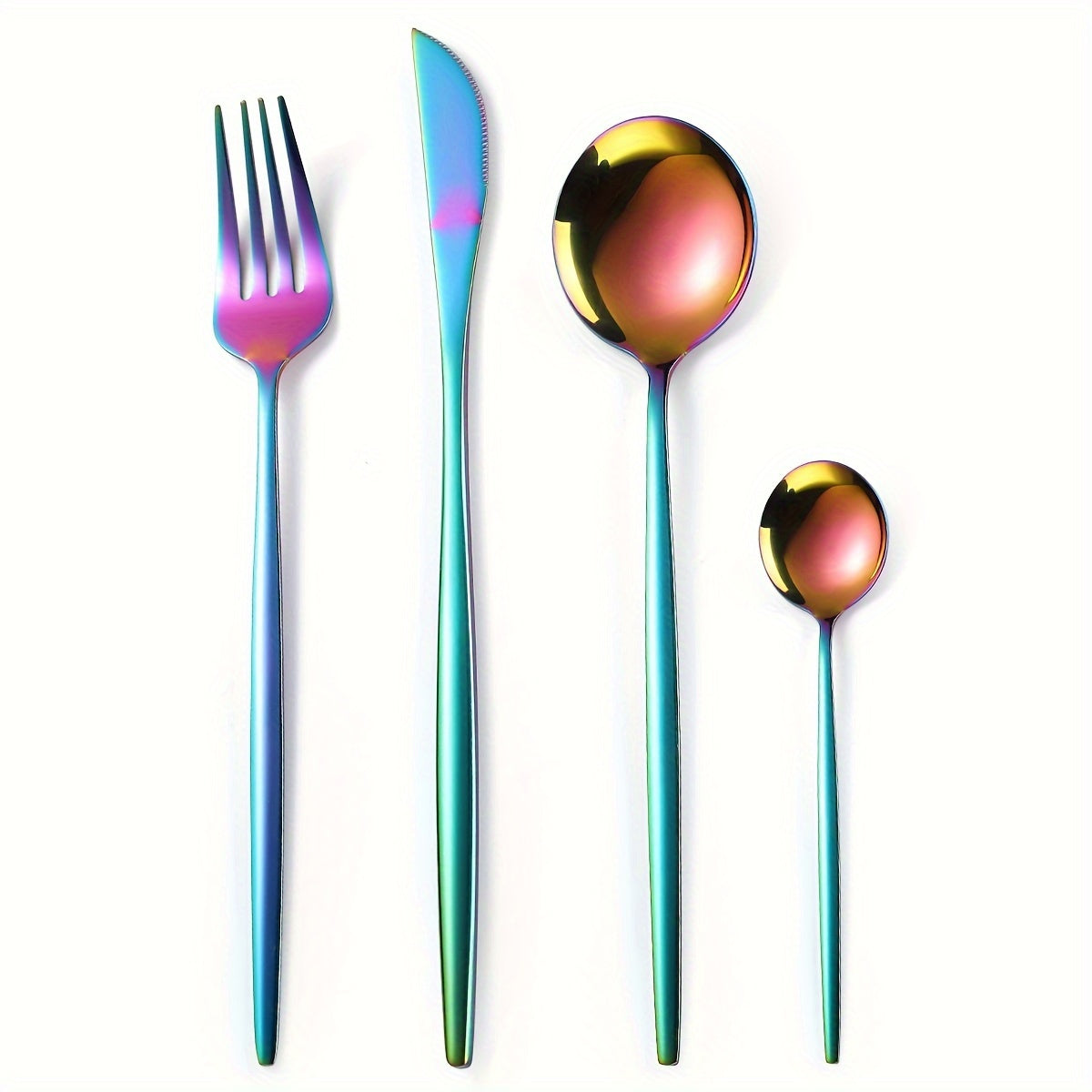 30 Piece Stainless Steel Cutlery Set Knives Forks Spoons