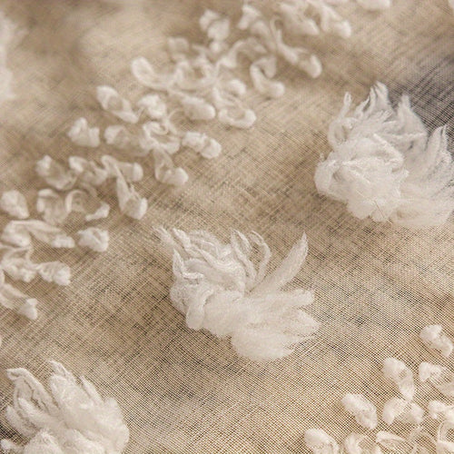 Elegant French Pastoral Gauze Curtains Year Round Decor
