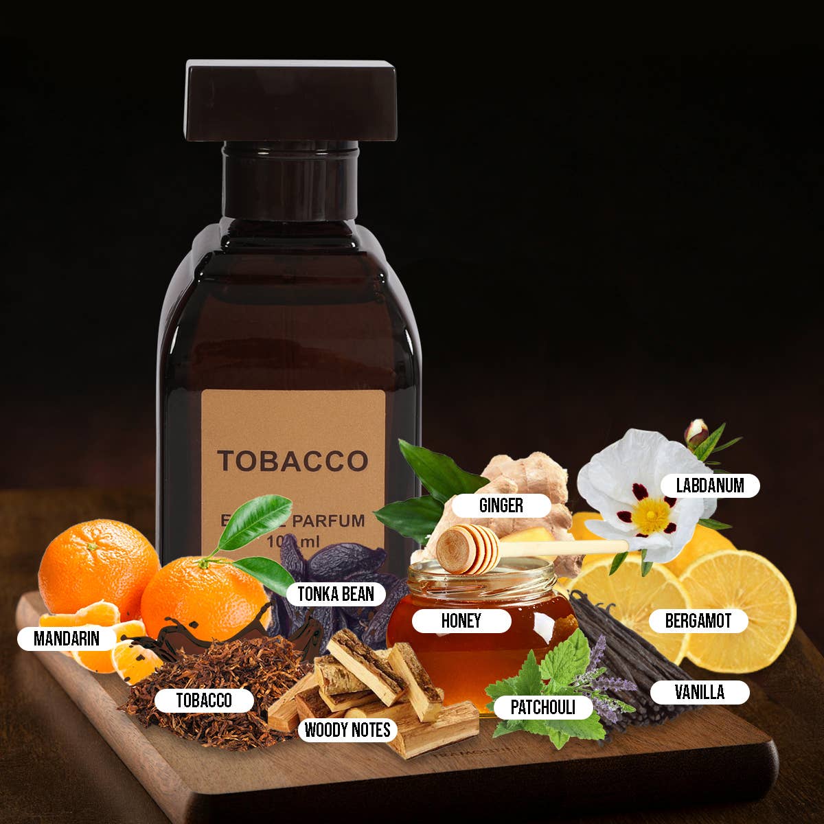 Tobacco Natural Spray Perfume Eau De Parfum For Women