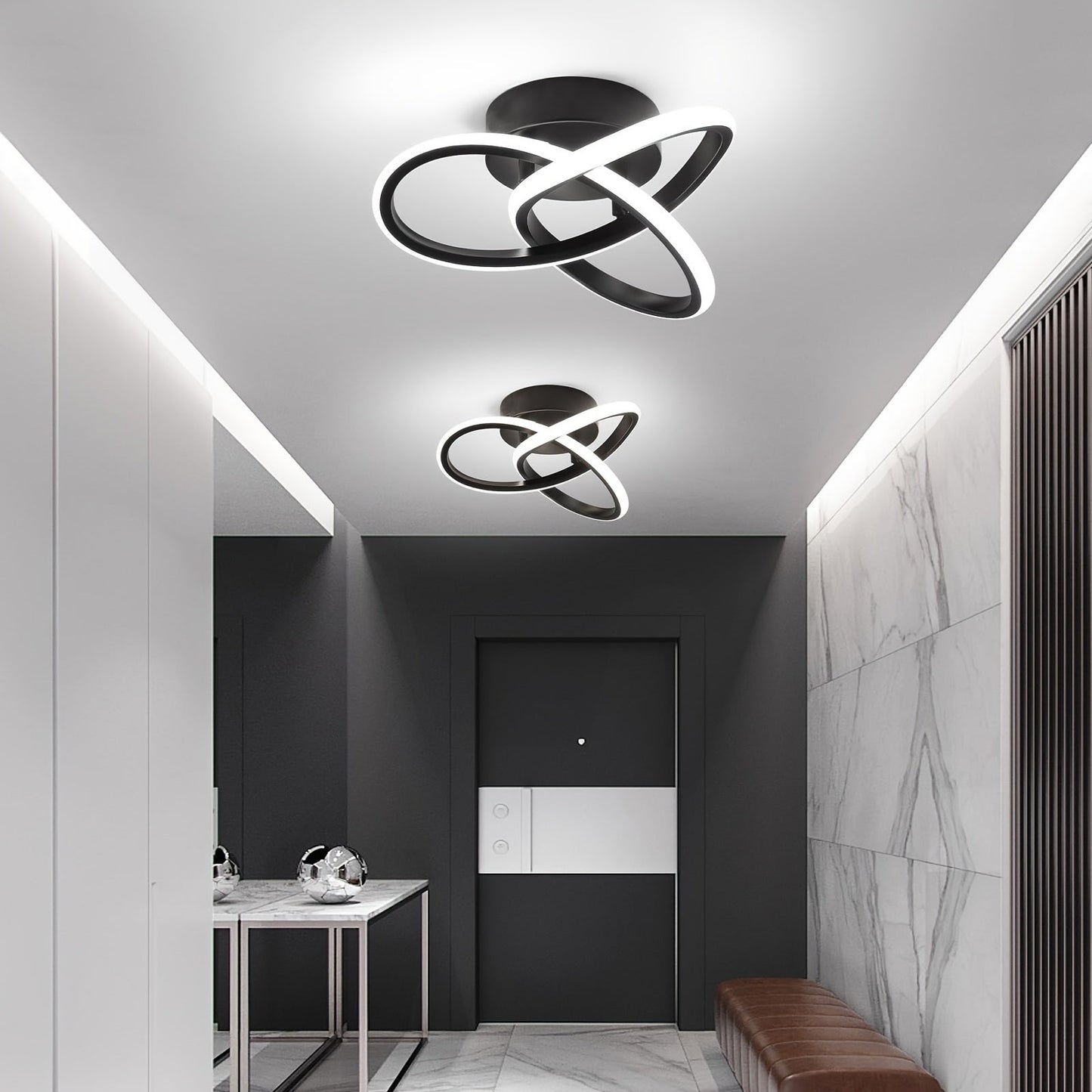 Modern Adjustable LED Ceiling Light with Dimmable Color Temperature