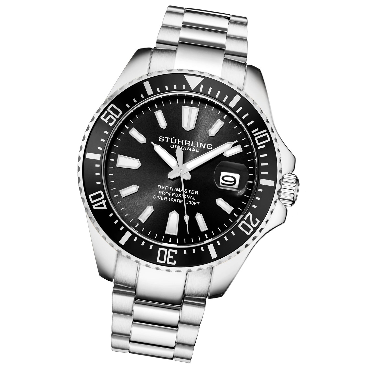 Depthmaster Quartz Diver Wrist Watch  - Black Dial
