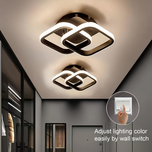 Sleek LED Ceiling Light Adjustable Color Modern Design