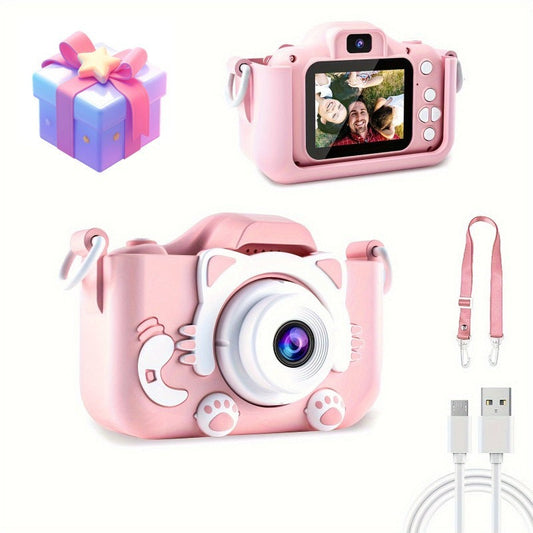 A Fun Pink Cat Camera That Can Take Photos, Record Videos