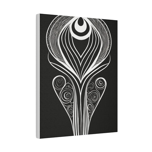 Wall Decor - Giclee Poster Art Print - Floral White Line Art Print